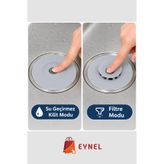 Eynel 2 Adet Buton Lavabo Süzgeci, Banyo Tıpası, Küvet Tıkacı Tıpası, Koku Kesici Banyo Küvet Gider Tıkama Tıpası, Filtreli Süzgeç