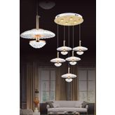 Eys 7W 5'Li Gold Sarkıt Led Avize