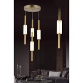 Eys 8W 4'Lü Gold Sarkıt Led Avize