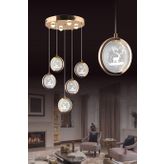 Eys 8W 5'Li Gold Sarkıt Led Avize