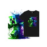 EZ Design Minecraft Creeper Baskılı Çocuk&Genç T-shirt