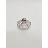 F. Legrand Limoges Çiçek Desenli Porselen Kapak 6,3Cm