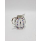 F. Legrand Limoges Çiçek Desenli Porselen Süt Sürahisi 12X10X9CM - Çok Renkli - --