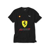 F1 Ferrari Siyah Tişört Siyah