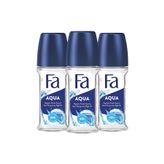 Fa Aqua 3x50 ml Roll-On