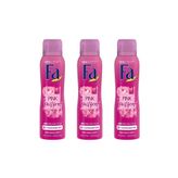 Fa Pink Passion Deodorant Sprey, 150ml x 3 Adet