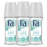 Fa Soft-Control 3x50 ml Roll-On