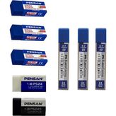Faber-Castell 0.7 Min + Pensan Silgi Seti