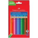 Faber-Castell 12'li Jumbo Üçgen Kuru Boya Seti