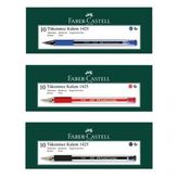 Faber Castell 1425 İğne Uç 10 Mavi 10 Kırmızı 10 Siyah Tükenmez Kalem