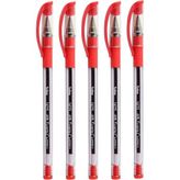 Faber-Castell 1425 Kırmızı Iğne Uçlu Tükenmez Kalem 5'li - Standart - Karışık-Çok Renkli