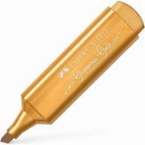 Faber-Castell 1546 Metalik Altın Renk Fosforlu Kalem – Parlak ve Kalıcı İşaretleme, Uzun Ömürlü Kullanım