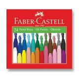 Faber Castell 24'lü Tam Boy Karton Kutu Pastel Boya