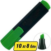 Faber-Castell 3 Adet Faber Castell 48 Fosforlu Kalem Yeşil - 10 Al 8 Öde