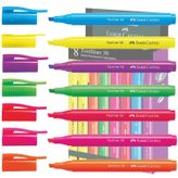 Faber Castell 38 8 Renk Neon Fosforlu Kalem