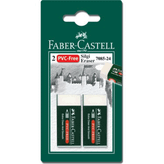 Faber Castell 7085/24 2 li Beyaz Silgi