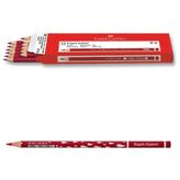 Faber Castell Damla Kırmızı 12'li Desenli Başlık Kalemi
