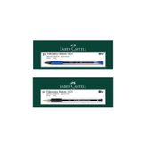 Faber Castell Faber-Castell 1425 Iğne Uç Tükenmez Kalem 10 Mavi 10 Siyah