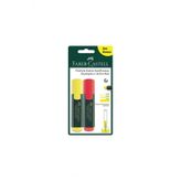 Faber Castell Faber-Castell 1548 Fosforlu Kalem Sari-Kırmızı 2 Li Blister