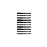 Faber Castell Faber-Castell 5405 Roller Kalem 0.5 Mm Iğne Uçlu Siyah 10 Adet