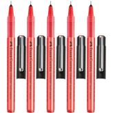 Faber-Castell Faber Castell Vision 5415 Micro Roller Kalem 0.3mm Kırmızı 5 Adet