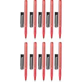Faber-Castell Faber Castell Vision 5415 Mikro Iğne Uçlu Roller Kalem 0.3 Kırmızı 10 Lu - Renkli
