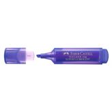 Faber Castell Fosforlu Kalem 1546 Şeffaf Gövde Mor - 10 Adet
