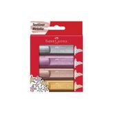 FABER-CASTELL FOSFORLU KALEM 46 METALİK 4 RENK (154624)