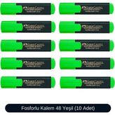 Faber-Castell Fosforlu Kalem 48 Serisi 10 Adet - Çam Yeşili