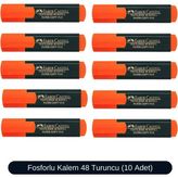 Faber-Castell Fosforlu Kalem 48 Serisi 10 Adet - Turuncu