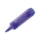 Faber-Castell Fosforlu Kalem Şeffaf Gövde Mor 1546 (10 Lu Paket)