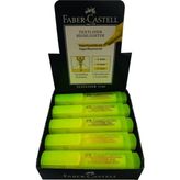 faber-castell fosforlu kalem şeffaf gövde sarı 1546 (10 lu paket) - Yok