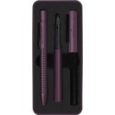 Faber-Castell Glam Dolma-Tükenmez Kalem Seti Böğürtlen