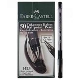 Faber-Castell İğne Uç Siyah 50 lİ 1425 Tükenmez Kalem
