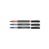 Faber-Castell Iğne Uçlu Roller Kalem 0,5 Mavi Siyah Kırmızı 3 Adet