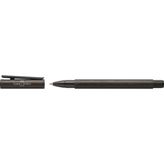 Faber Castell Neo Slim Aluminyum Roller Kalem - 1 Adet - Füme - Gri