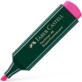 Faber-Castell Pembe Fosforlu Kalem 1 Adet Ölçülerle Renkli Yazım İçin Ideal Seçim