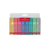 Faber Castell Textliner 46 Pastel, Fosforlu Kalem, 8'li Set, Kesik Uçlu İşaretleme Kalemi