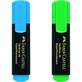 Faber-Castell Textliner 48 Fosforlu Kalem 2'li Set Mavi Yeşil