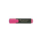 Faber Castell Textliner 48 Fosforlu Kalem, Pembe, 3 Çizgi Genişliği (5-2-1 mm), Yeniden Doldurulabilir