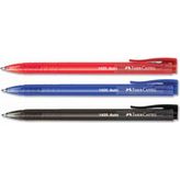 Faber-Castell Tükenmez Kalem 3 Adet Kırmızı Mavi Siyah Ergonomik Tasarım