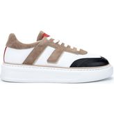 Fabi Erkek Deri Beyaz/kum/siyah Sneakers & Spor Ayakkabı 510 FU0828B Erk Ayk Y24 Bıanco/sabbıa/nero - Beyaz - Kum - Siyah
