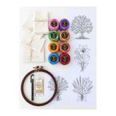 fabricorg Ebruli Çiçekler Modern Nakış Kiti