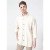 Fabrika Basic Cepli Erkek Gömlek - Bej - XL