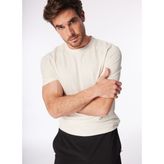 Fabrika Bej Erkek Bisiklet Yaka Basic T-Shirt F4SM-TST 0740 - 2XL