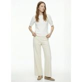 Fabrika Ekru Kadın Bisiklet Yaka Loose Fit Kazak F6SL-KZK0060