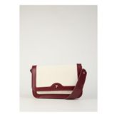 Fabrika Keten Çapraz Çanta, 25x19x8 cm, 5003230680, Bej, Kadın