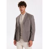 Fabrika Slim Fit Vizon Erkek Diyagonal Ceket Leka - 52