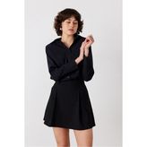 Facette Nira Şortlu Mini Etek Siyah - 000-Siyah