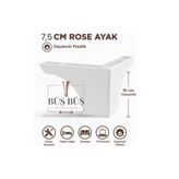 FAKİROĞLU PLASTİK ILGAZ BEYAZ 7,5 CM Dekoratif Mobilya Ayağı (koltuk, Dolap, Ünite) 4 ADT